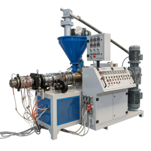 51-105 CONICAL TWIN SCREW EXTRUDER FOR CONDUIT PIPES