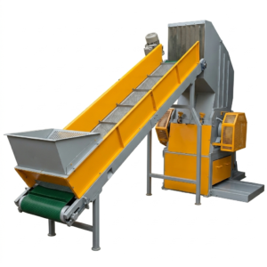 FG600 GRINDER WITH CONVEYOR FEEDING